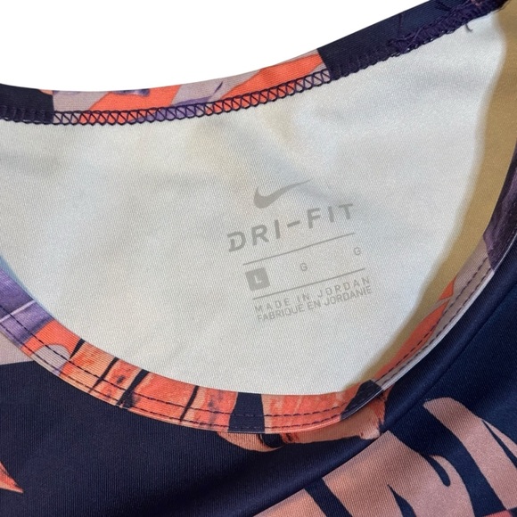 🔆 Nike Dri-Fit Fast SET Crop High Rise Drawstring Tights w/ Matching Top - Large - Picture 4 of 9